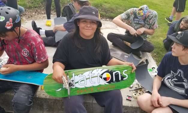 Fifty skateboards handed out to youth at park