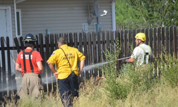 Riding mower starts fire
