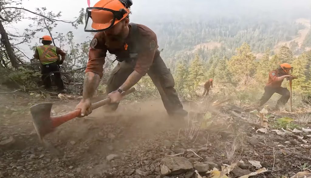 Keremeos fire hand line