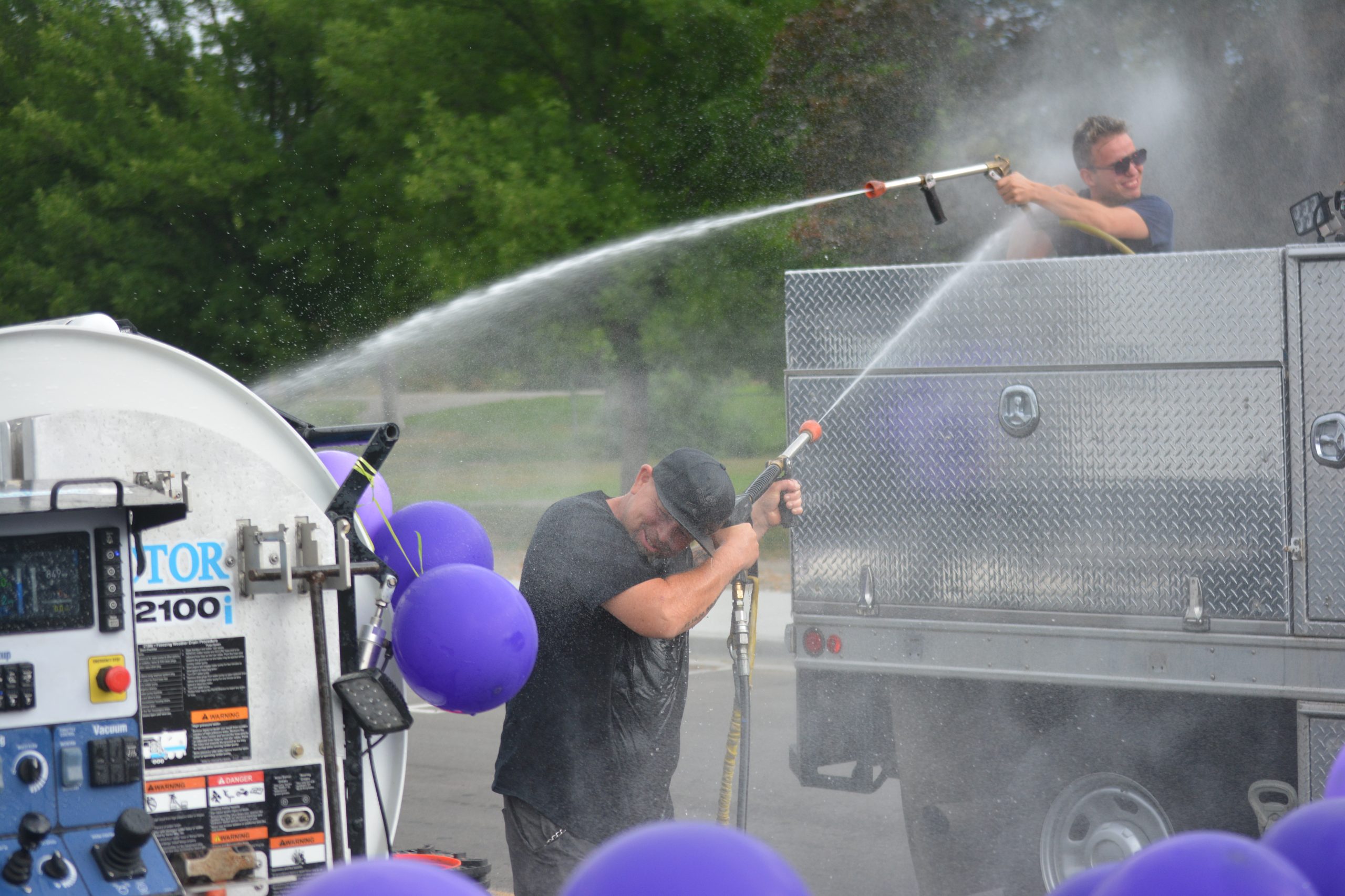 parade water fight