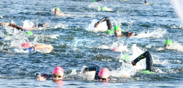 Ironman swimmers