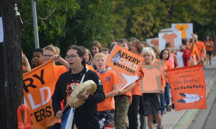 Students march for truth and reconciliation