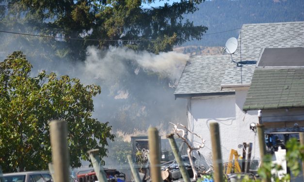 Roof fire causes damage in Oliver