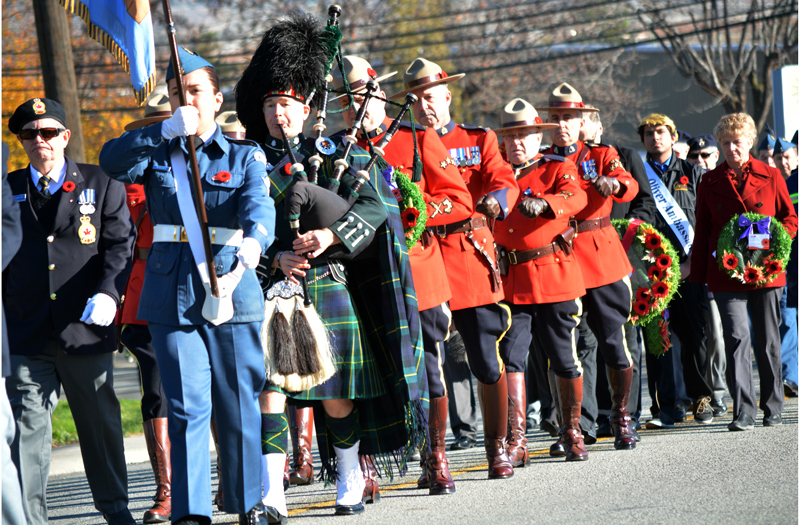 remembrance parade march