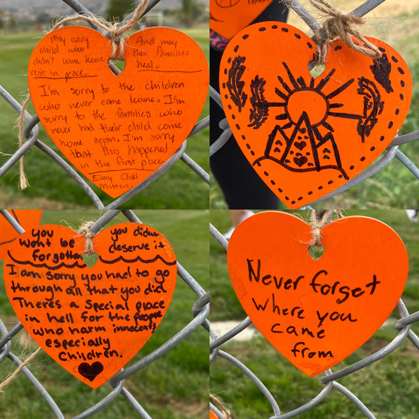 orange heart garden