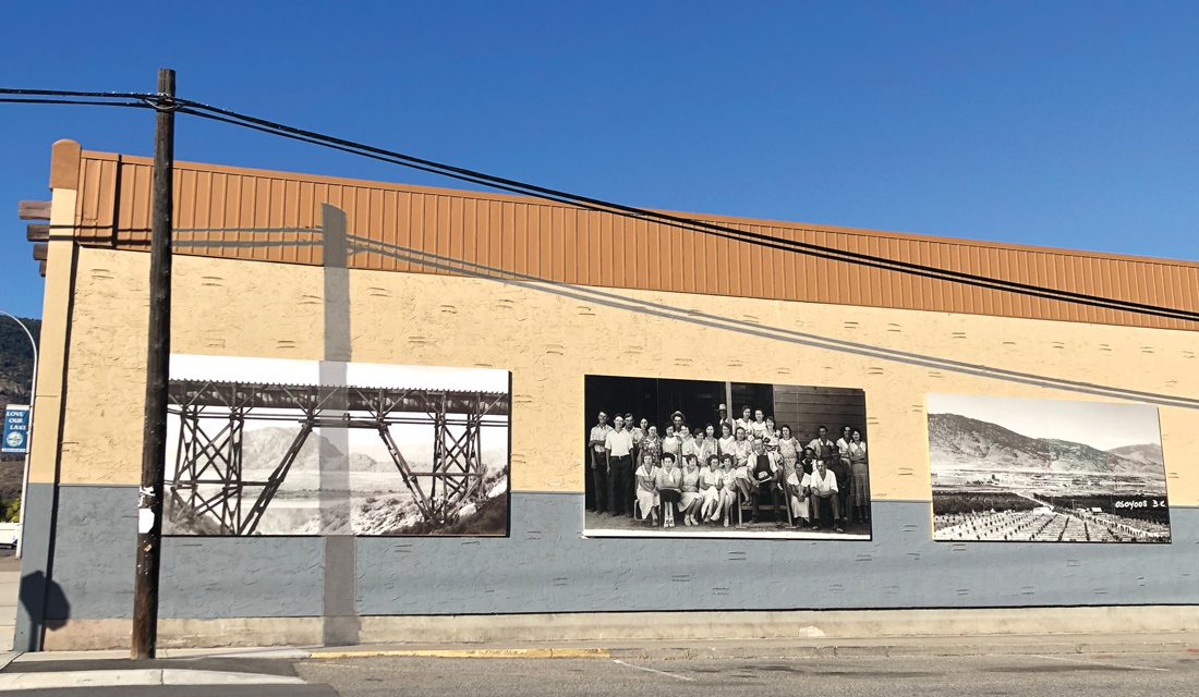 Photo panels latest progress in Osoyoos Museum project