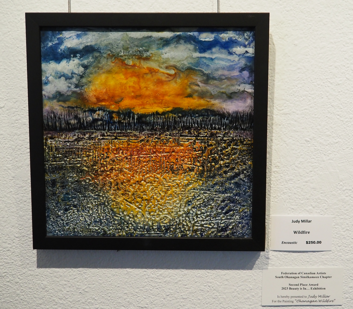 art gallery encaustic painting
