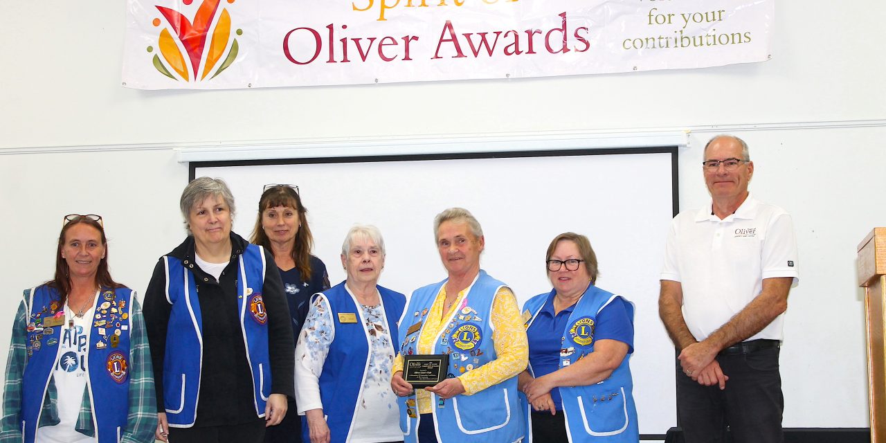Oliver awards for dedicated volunteers