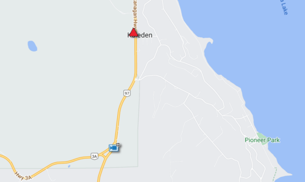 UPDATE: Hwy. 97 at Kaleden reopened at 2 a.m. after crash