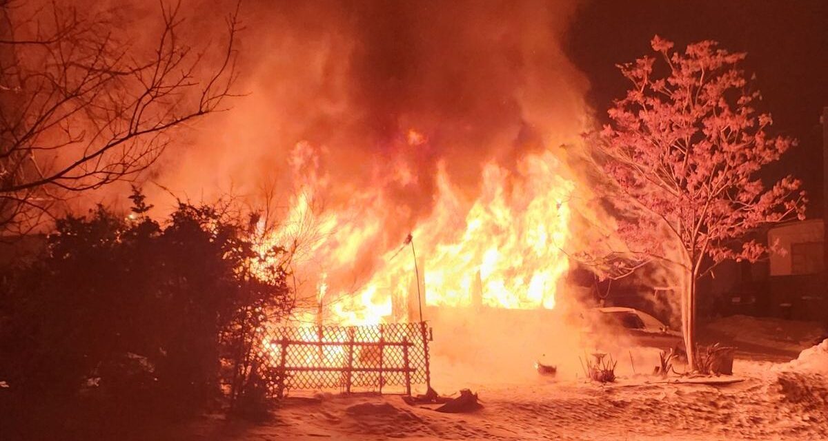 UPDATED: Fire consumes mobile home leaving one fatality