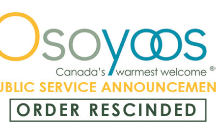 PUBLIC SERVICE ANNOUNCEMENT – TOWN OF OSOYOOS