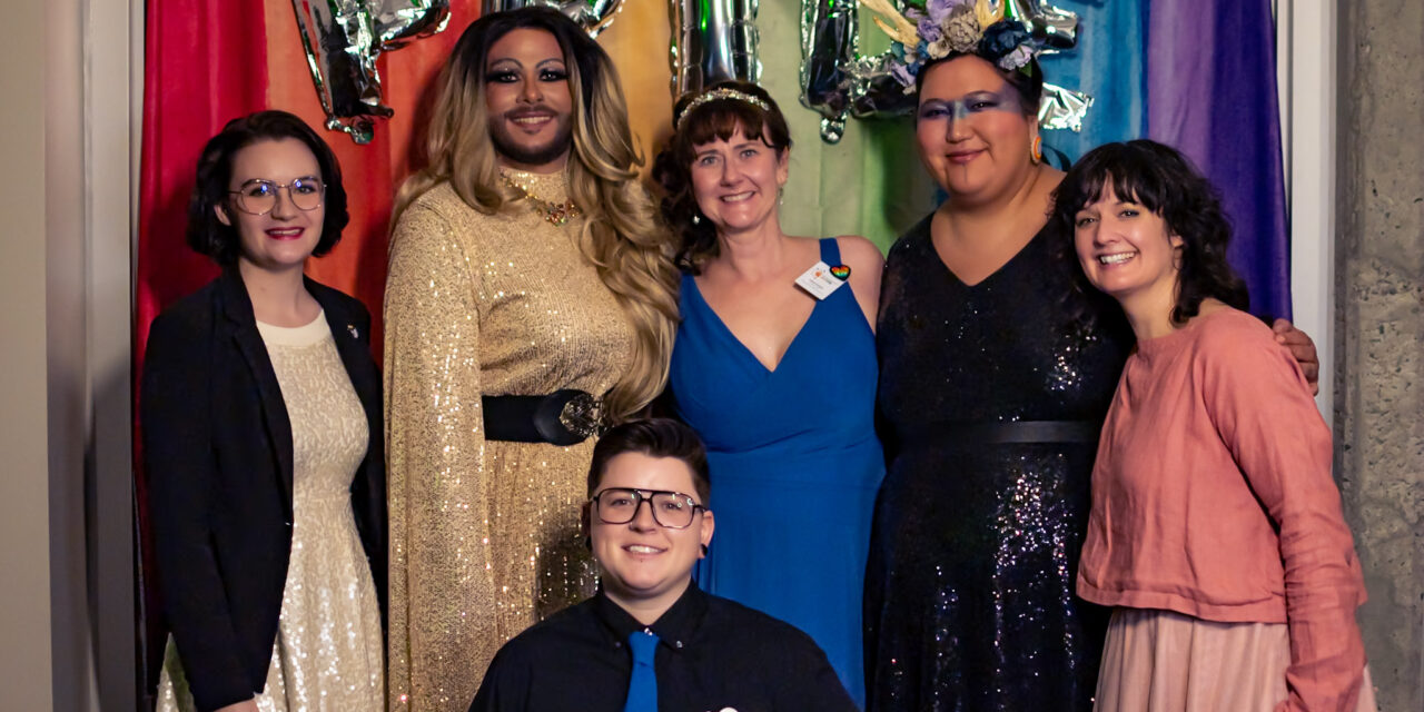 Glitz and glam in Oliver at the Pride Winter Ball