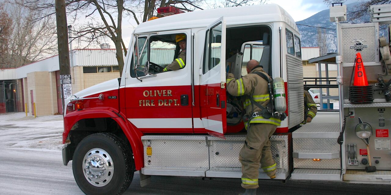 Oliver Fire Department celebrates achievements and promotions