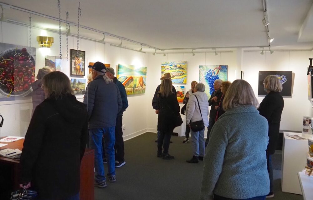 Life is like a bowl full of cherries at the Osoyoos art gallery