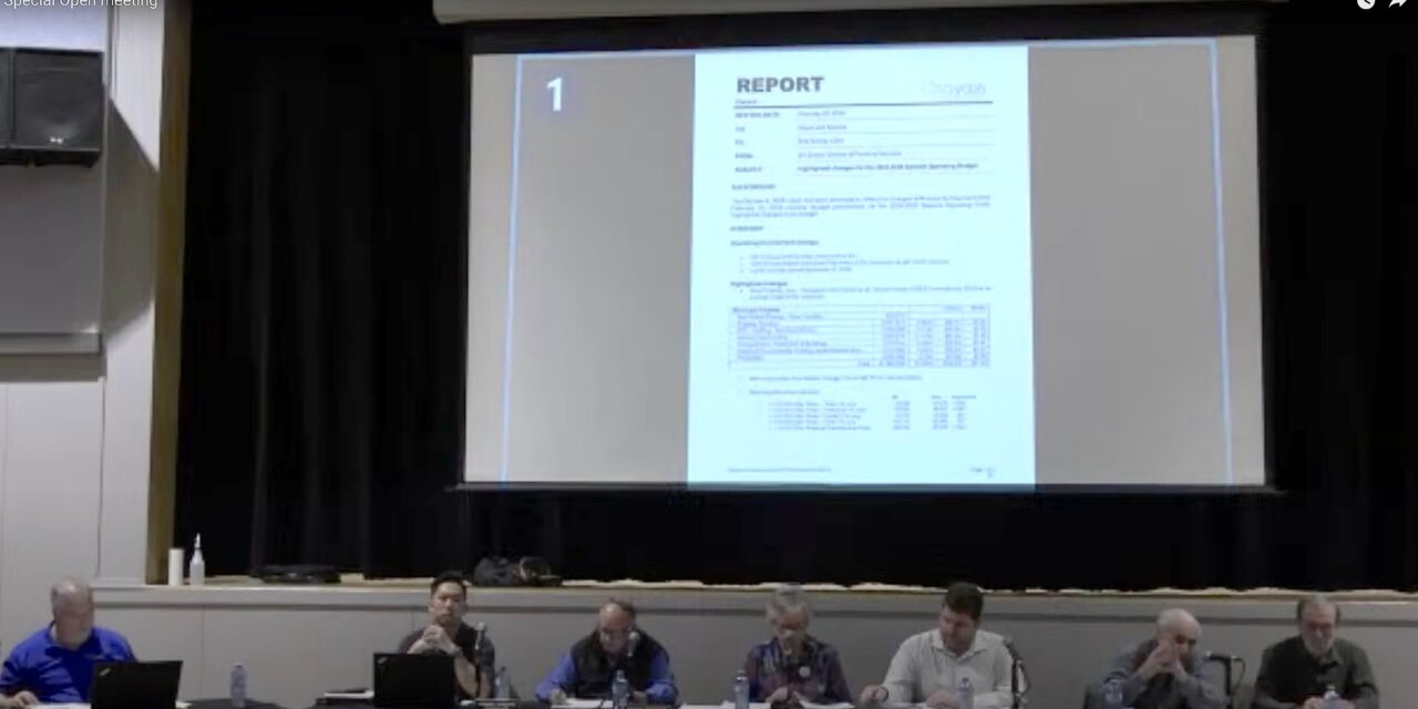 Osoyoos council weighs tradeoffs of budget cuts