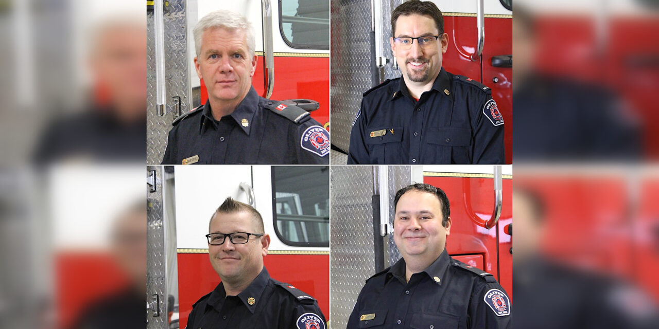 Oliver Fire Department announces promotions