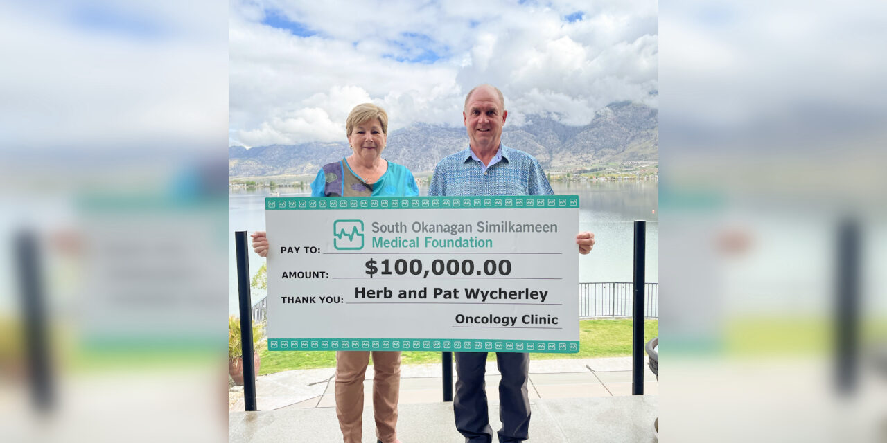 Osoyoos family donates $100,000 for oncology centre