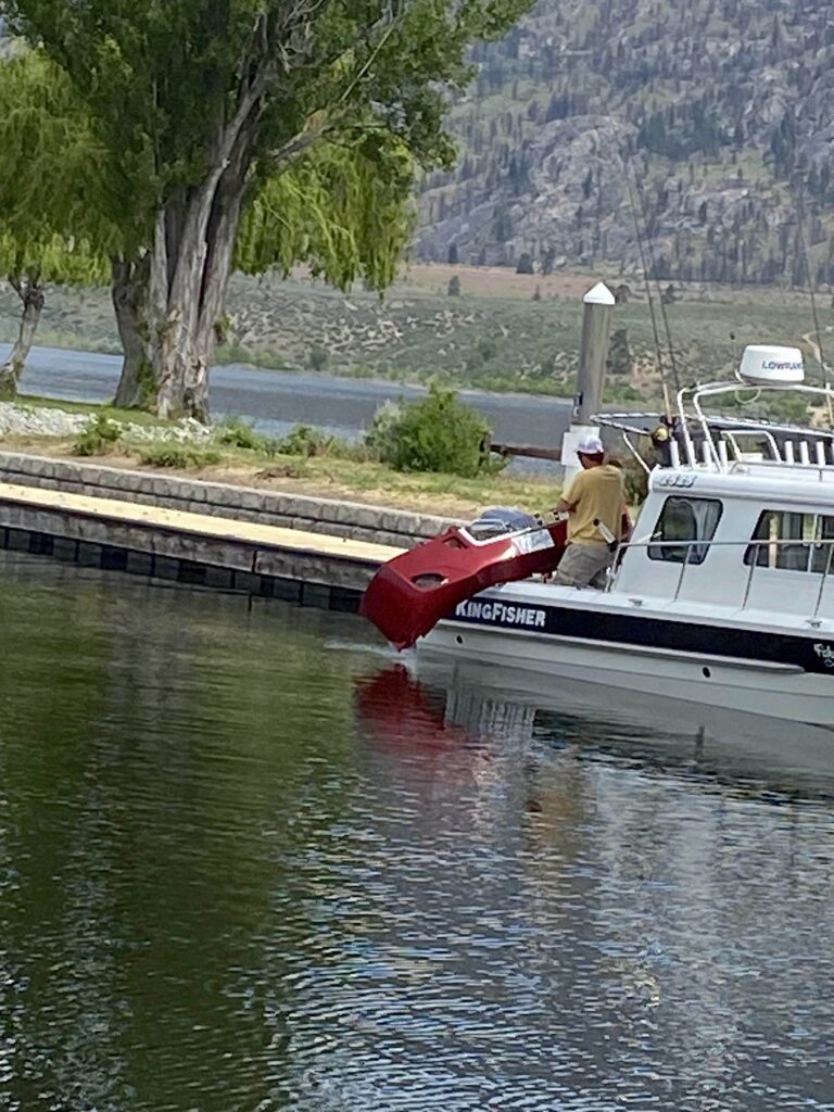 boat launch truck semi
