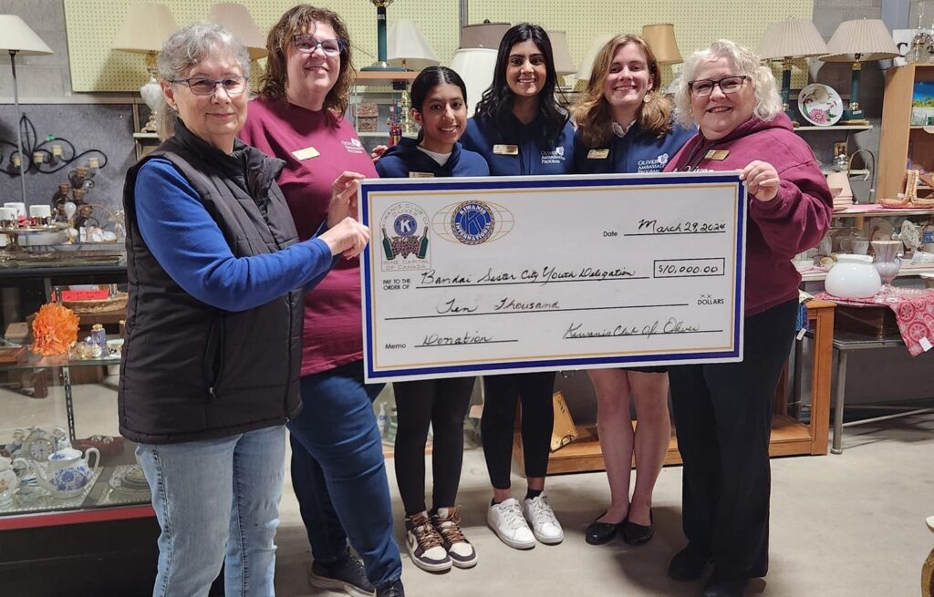 kiwanis donation bandai