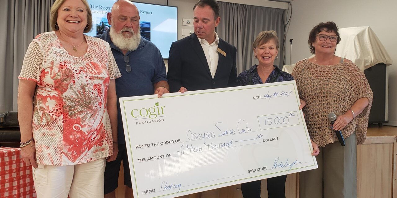 Activity Centre newly floored with Cogir donation