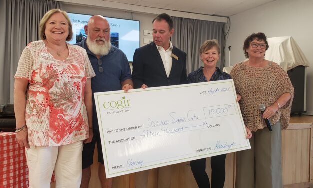 Activity Centre newly floored with Cogir donation