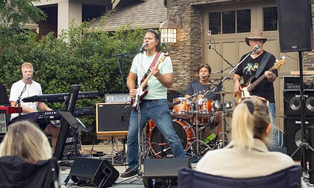 Brother Down plays music in the park Friday 