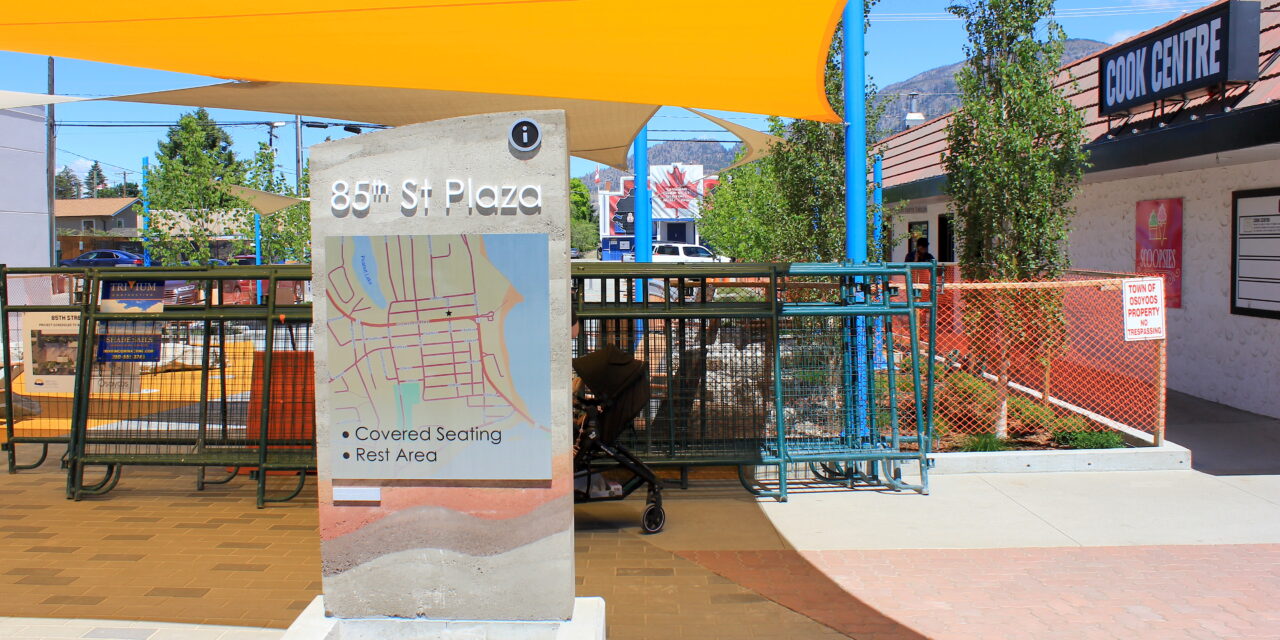 Almost done: 85th St. Plaza opened on Canada Day eve