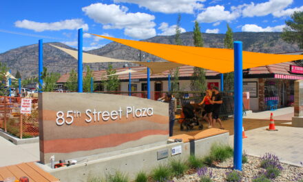 Almost done: 85th St. Plaza opened on Canada Day eve