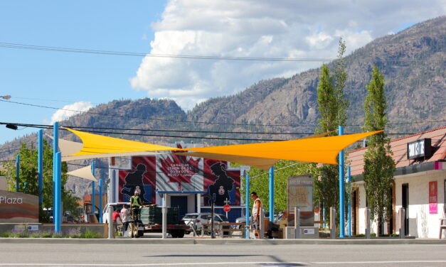 Almost done: 85th St. Plaza opened on Canada Day eve