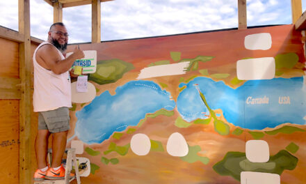 Safe Boating Station progresses with a new mural