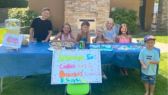 Lemonade stand raises over $200 for Osoyoos Fire Rescue