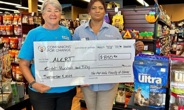 Bosley’s Oliver donates to ALERT
