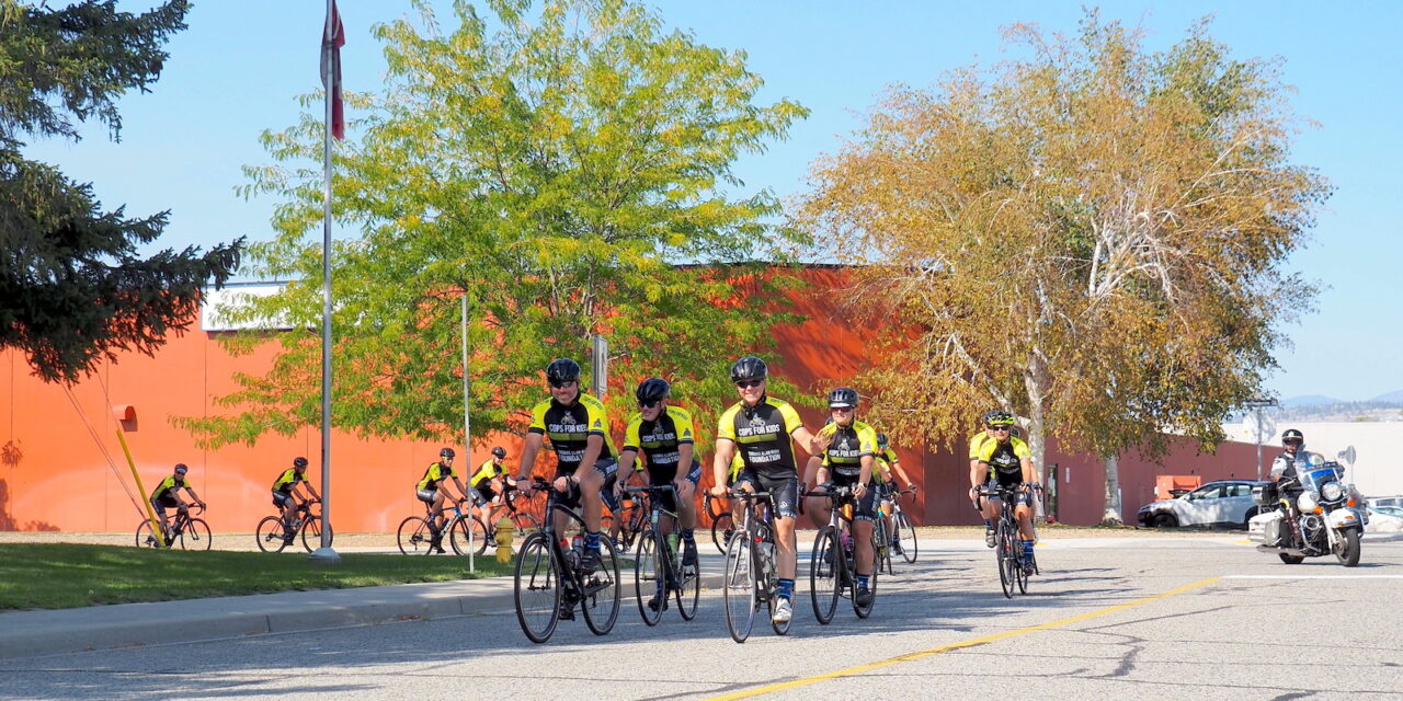 Lions donates $1k as Cops for Kids rolls through