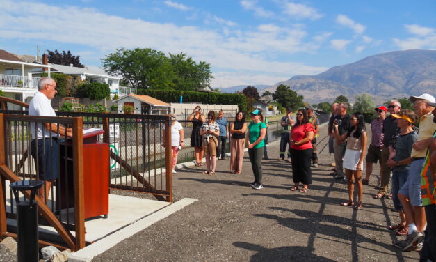Oliver officially opens new Ditch Trail recreational path