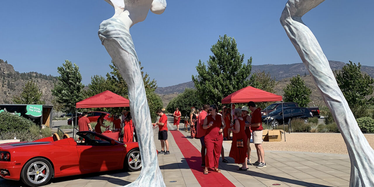 Revelers in red attend annual Soirée Rouge
