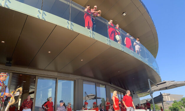 Revelers in red attend annual Soirée Rouge