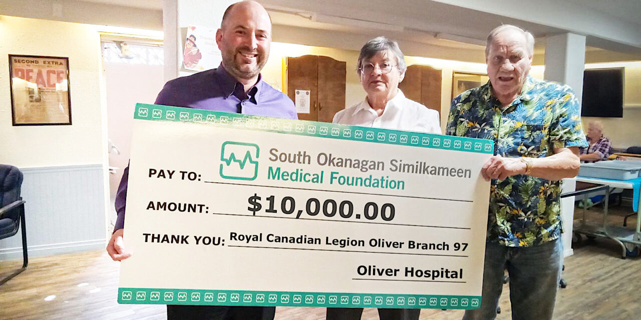 Oliver Legion makes $10k donation to SOGH