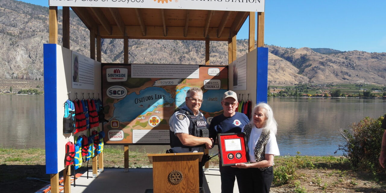 Osoyoos Lake’s first Safe Boating Station launched