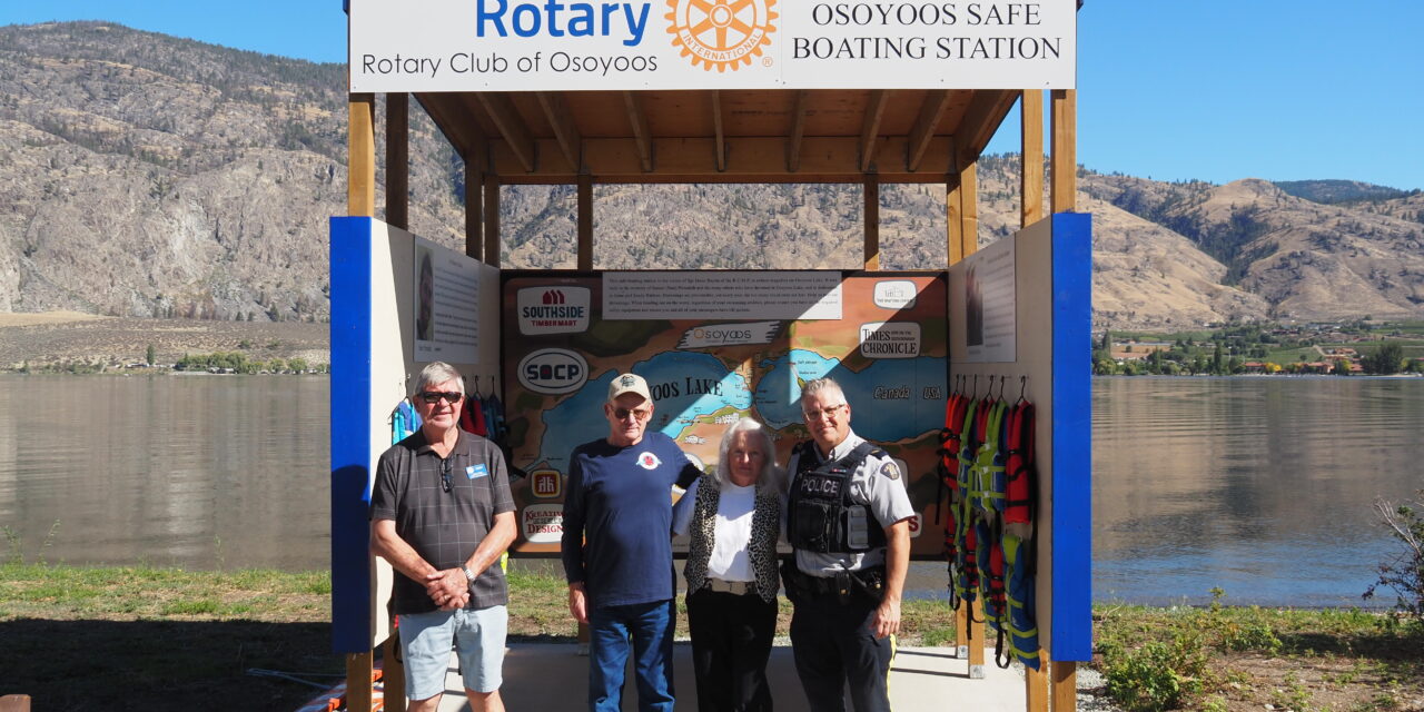 Osoyoos Lake’s first Safe Boating Station launched