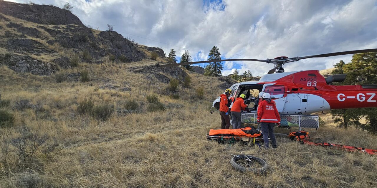 OOSAR rescue injured individual on local trail