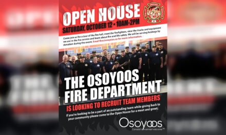 Osoyoos Fire Rescue’s Open House this Saturday