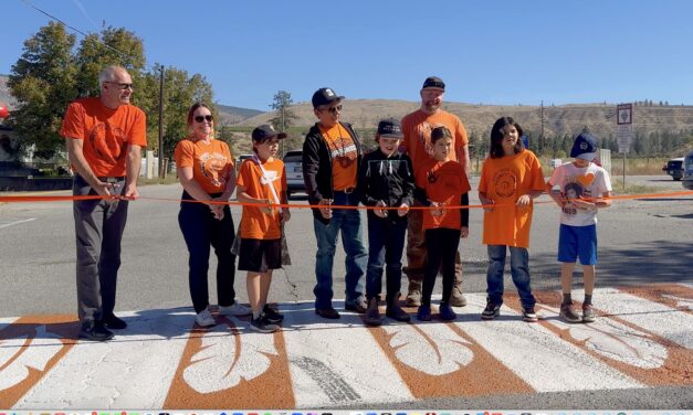 New Oliver crosswalk honours Truth and Reconciliation