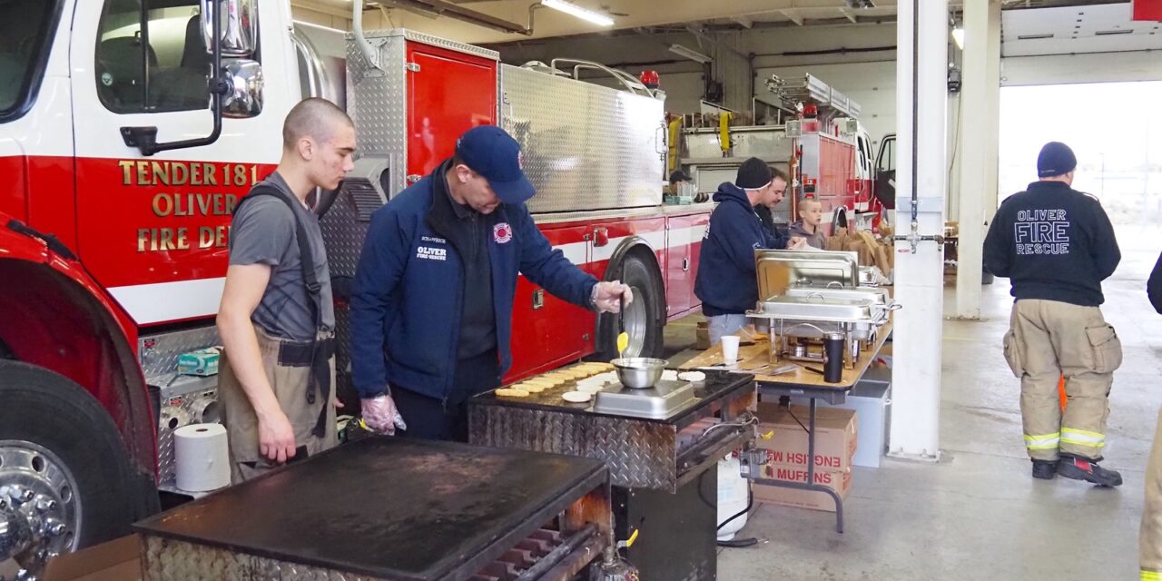 Oliver firefighters raise $1,500 for Starfish program