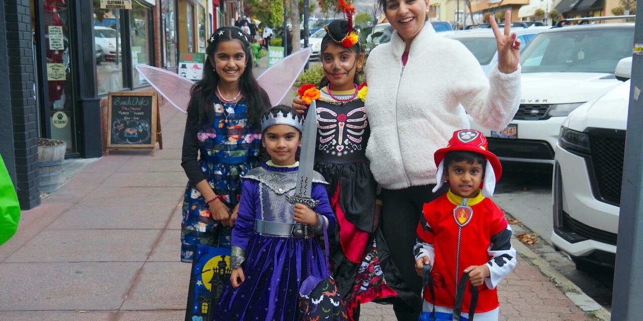Celebrating Halloween with Trick or Treat on Main St.