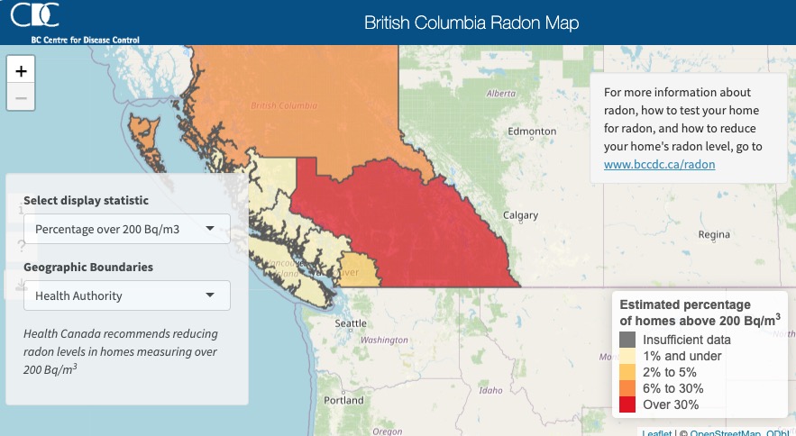 Oliver sees 57% of homes above recommended radon levels