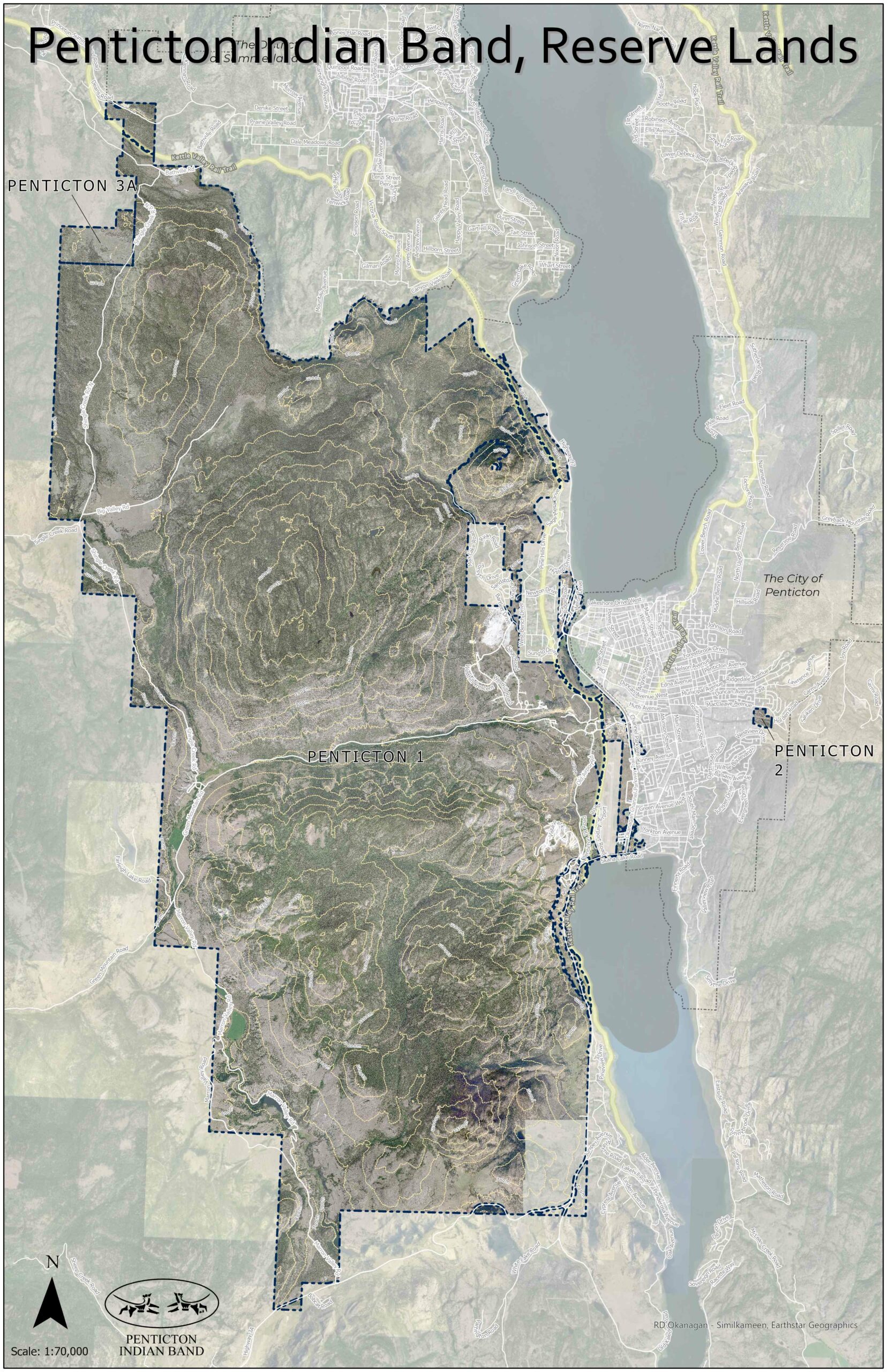 Penticton Indian Band reserve lands