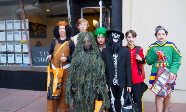 Celebrating Halloween with Trick or Treat on Main St.