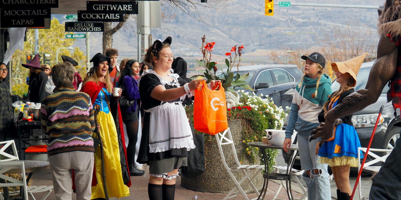 Celebrating Halloween with Trick or Treat on Main St.