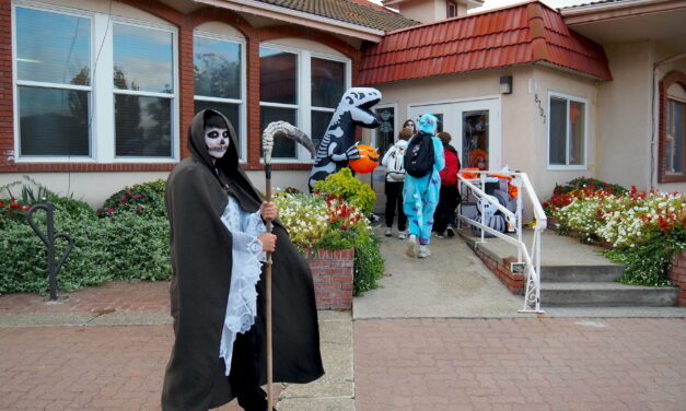 Celebrating Halloween with Trick or Treat on Main St.
