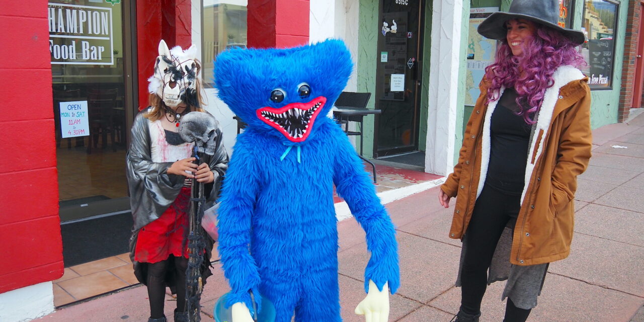 Celebrating Halloween with Trick or Treat on Main St.